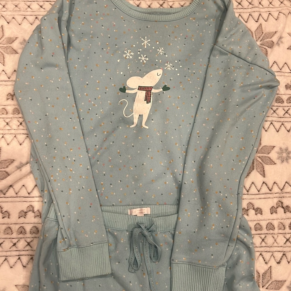 Blue Printed Lauren Conrad Pajamas Set